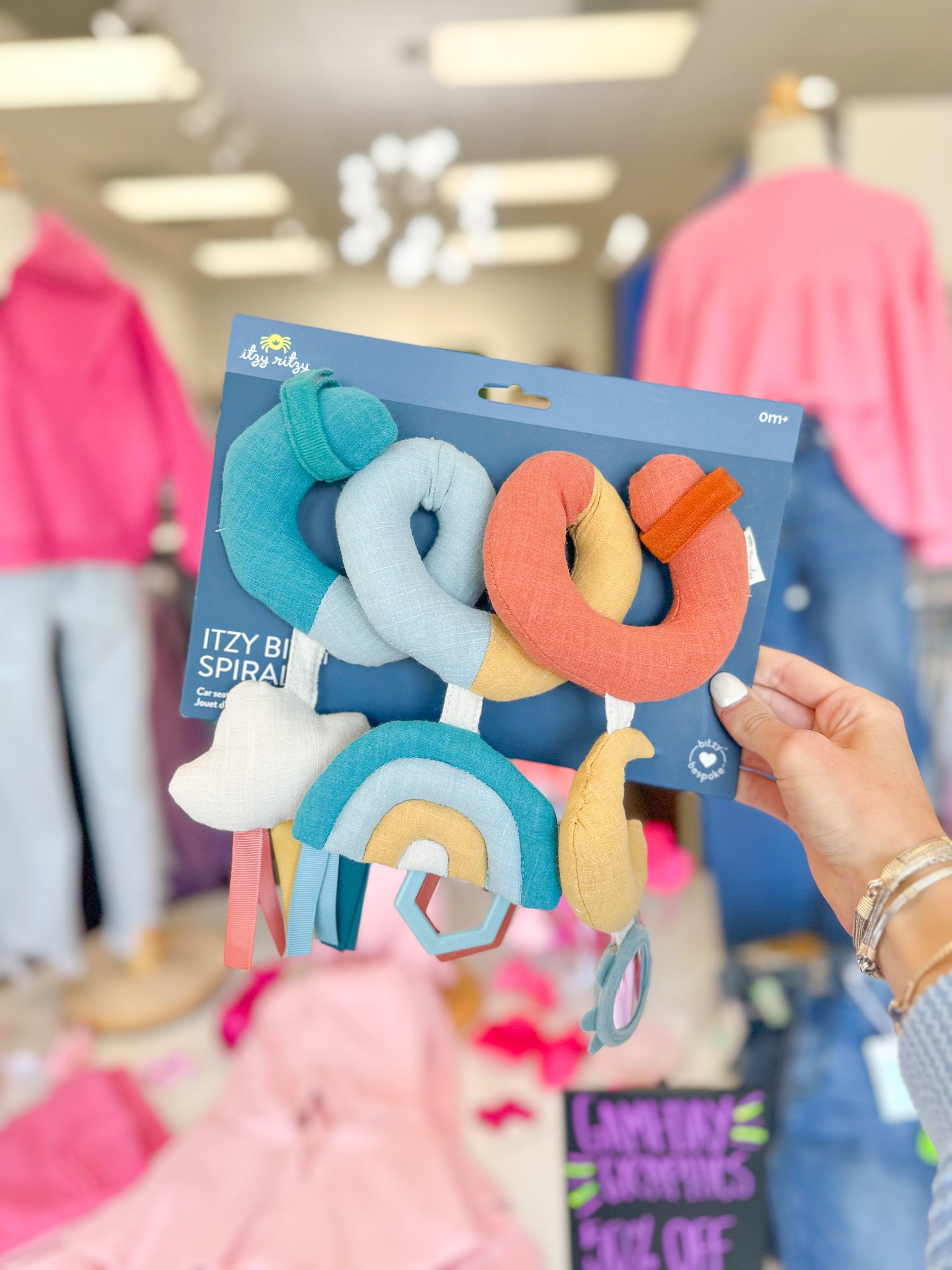 Itzy Ritzy Bitzy Bespoke Itzy Bitzy Spiral Car Seat Activity Toy