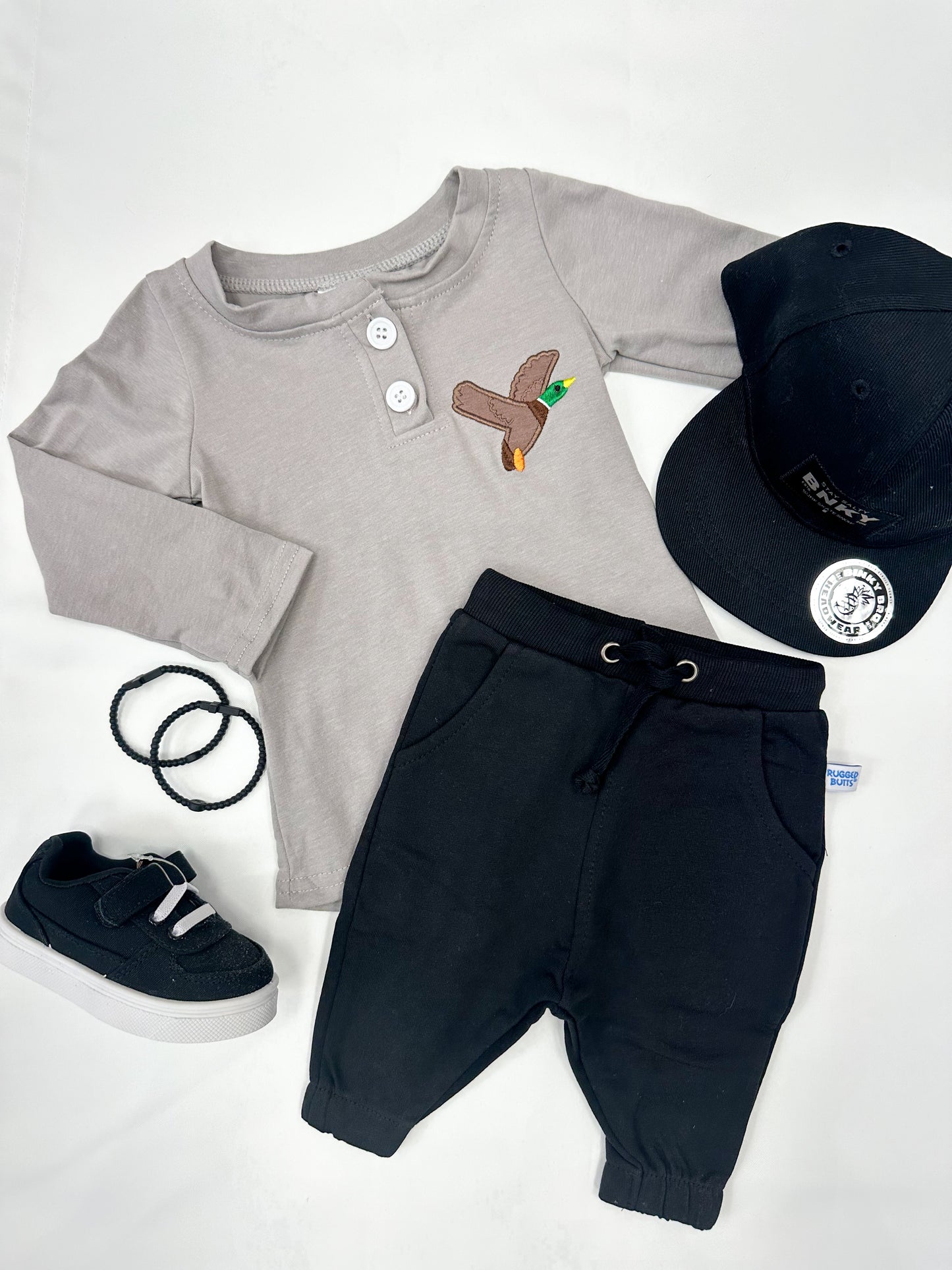 Mallard Duck & Deer Long Sleeve Top