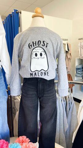 "Ghost Malone" Graphic Long Sleeve