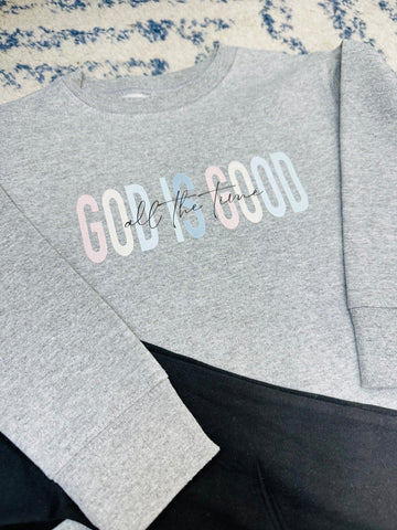 God Is Good Graphic Sweatshirt
