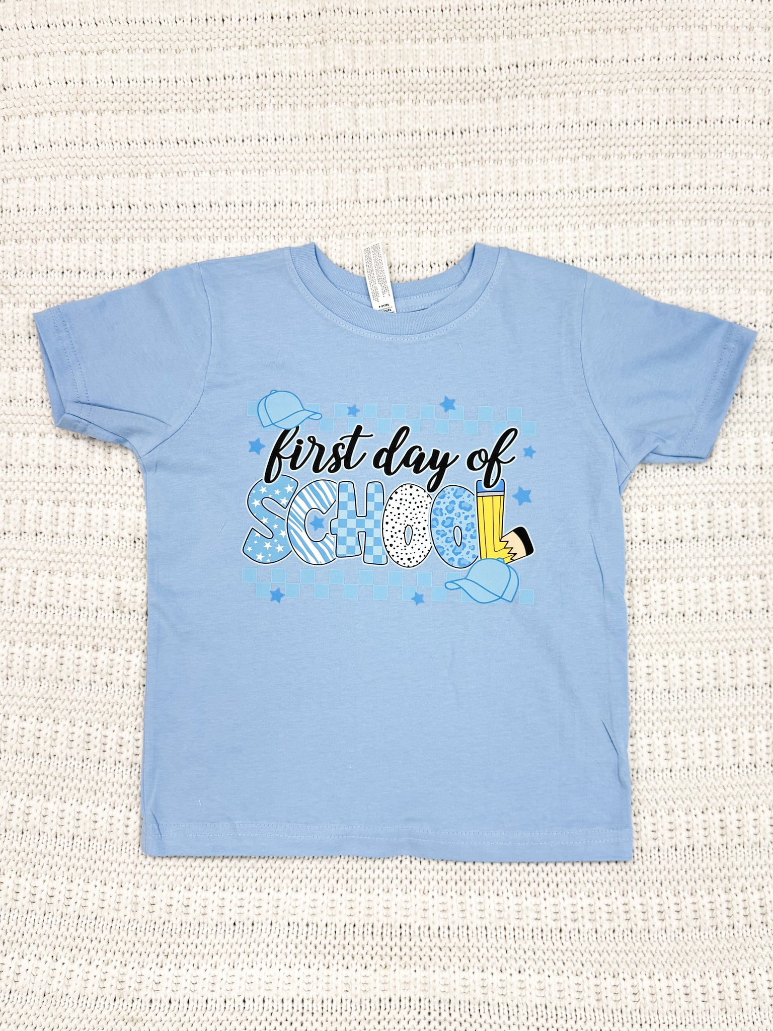 Youth Boys First Day of School Short Sleeve Graphic Tee