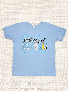 Youth Boys First Day of School Short Sleeve Graphic Tee