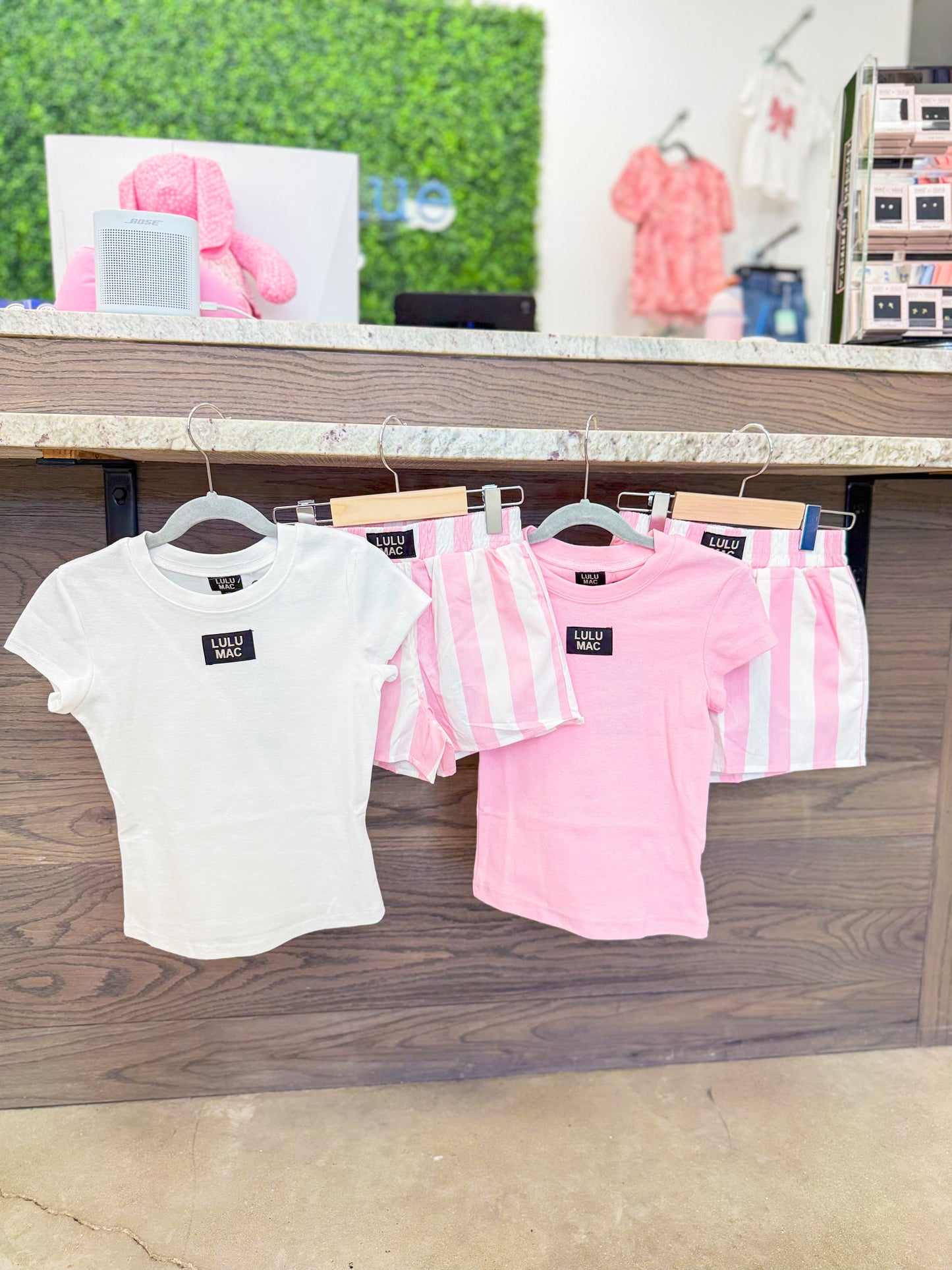 Lulu Mac Youth Girls Short Sleeve Top and Shorts Set