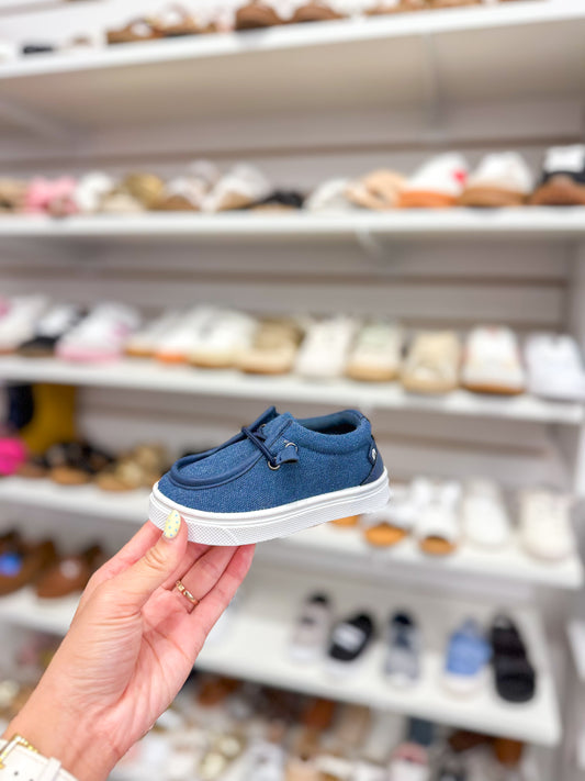 Parker Boys Navy Low-Top Shoe