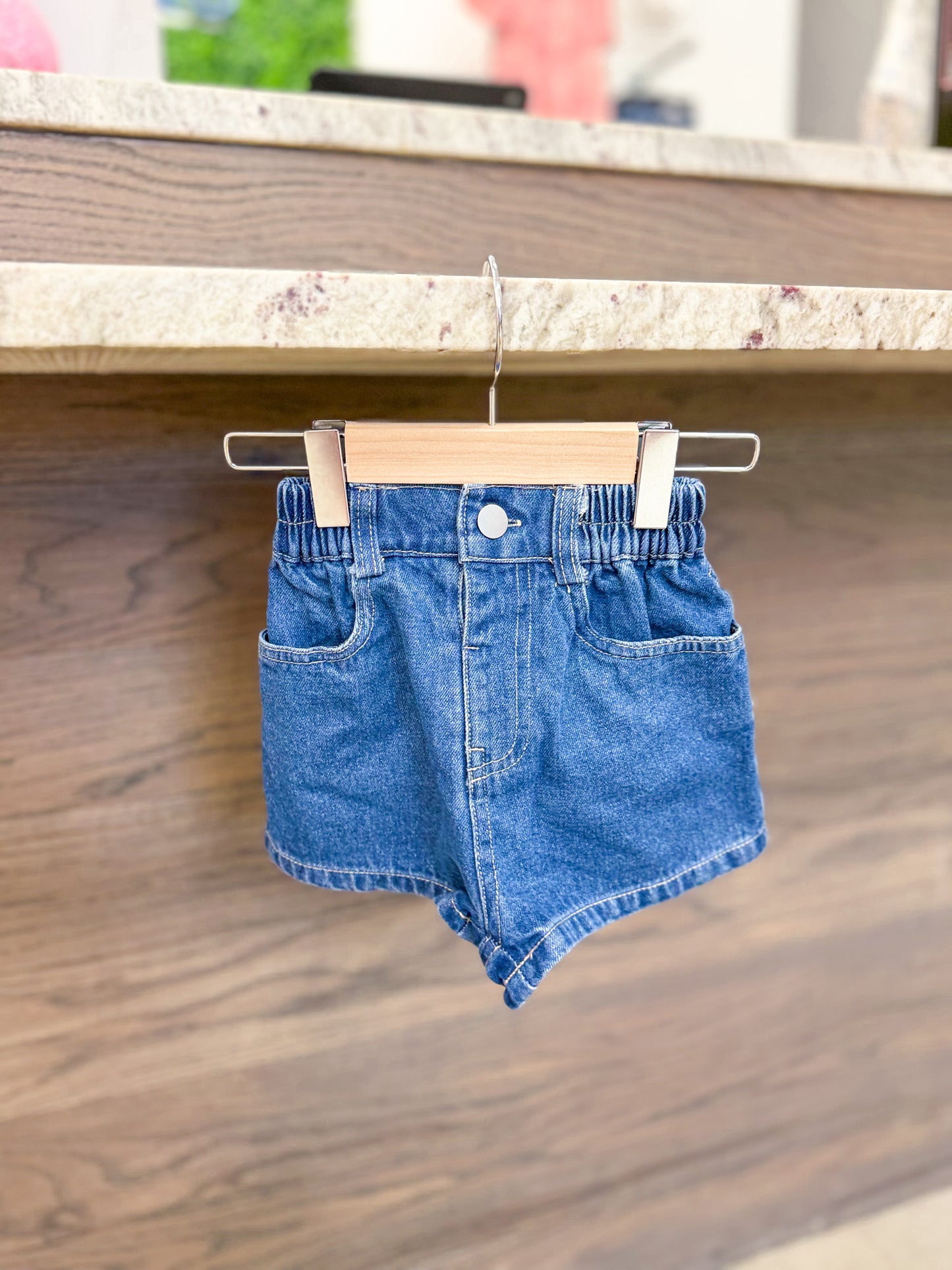 Girls' Elastic Waist Summer Shorts