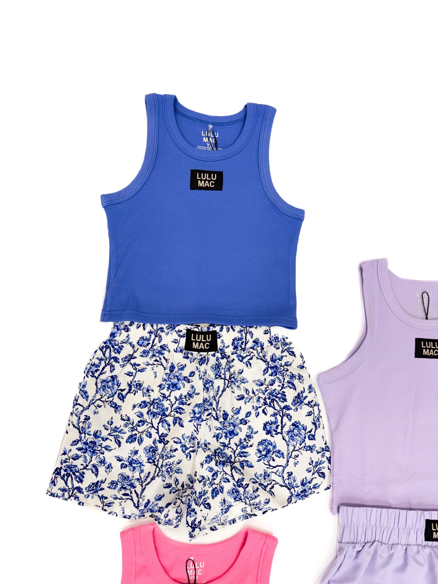 Lulu Mac Youth Girls Tank Top and Shorts Set