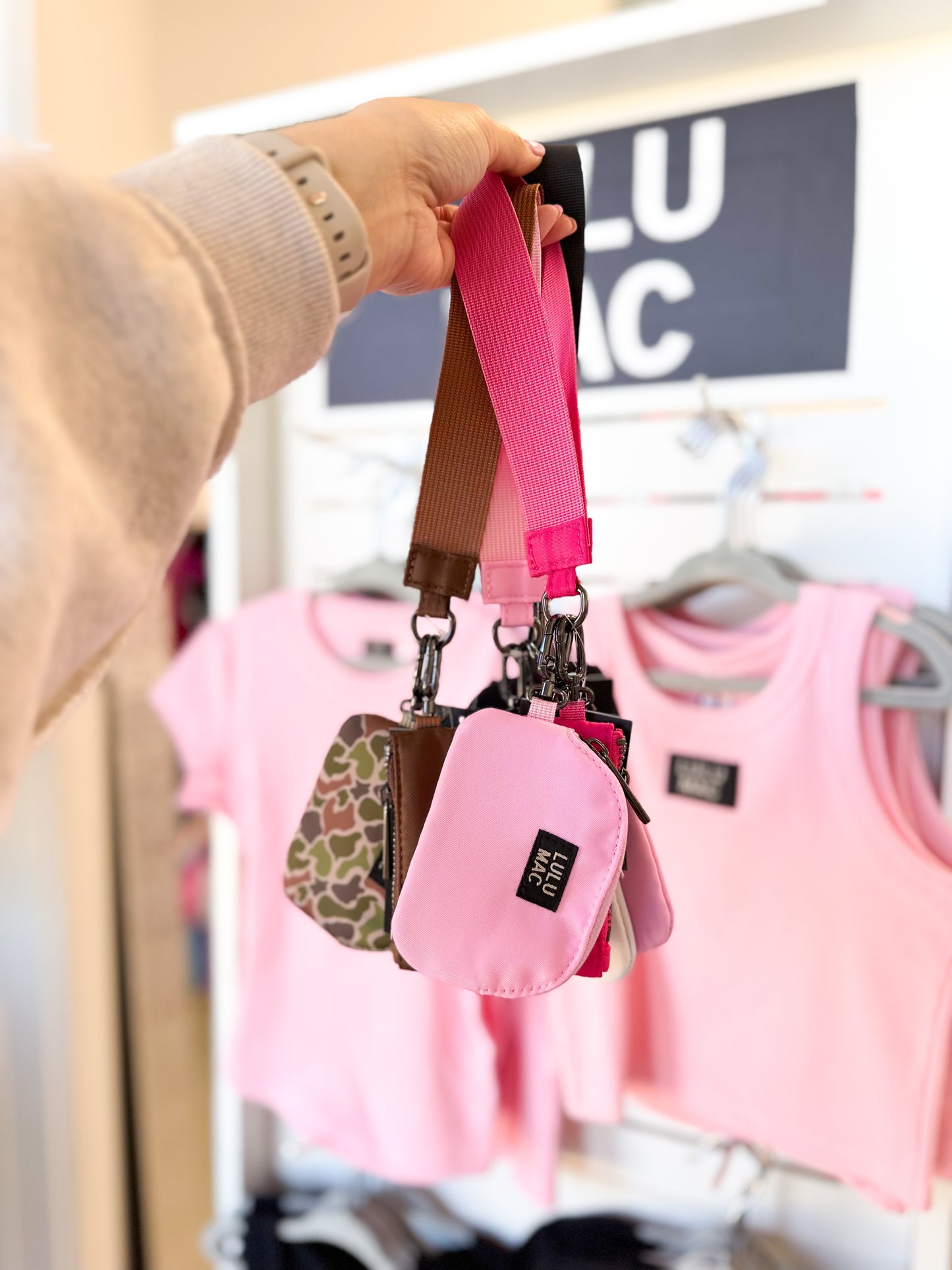 Lulu Mac Double Pouch Wristlets