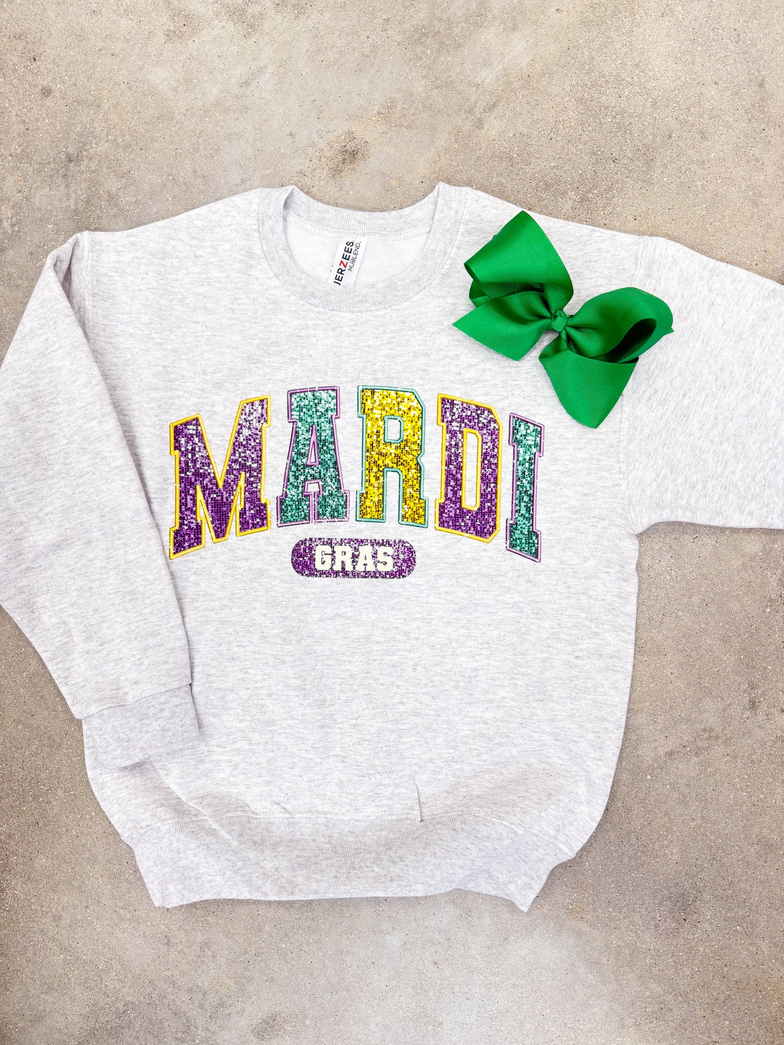 Mardi Gras Youth Graphic Sweatshirt