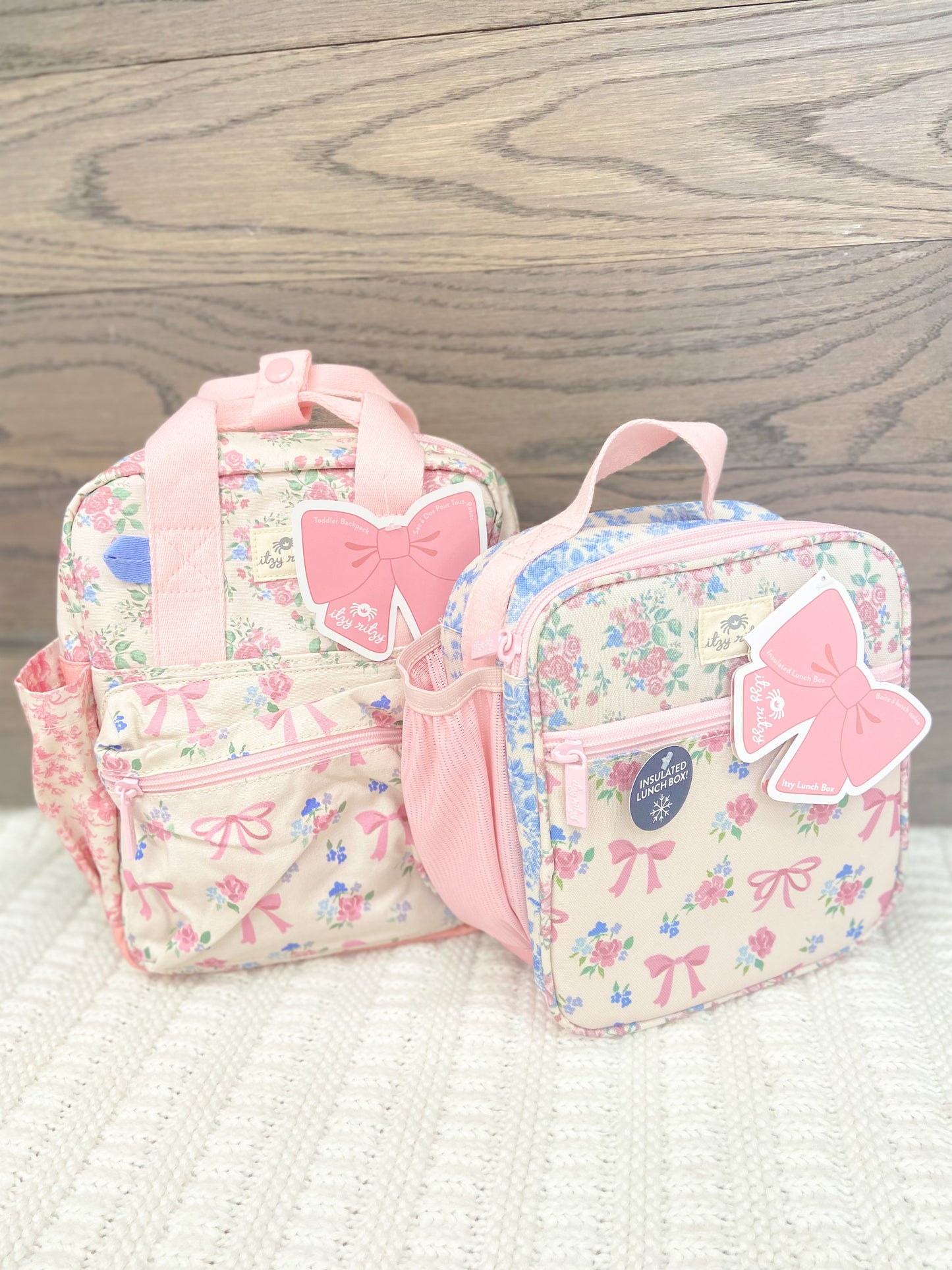 Itzy Bitzy Backpack - Ribbons & Roses
