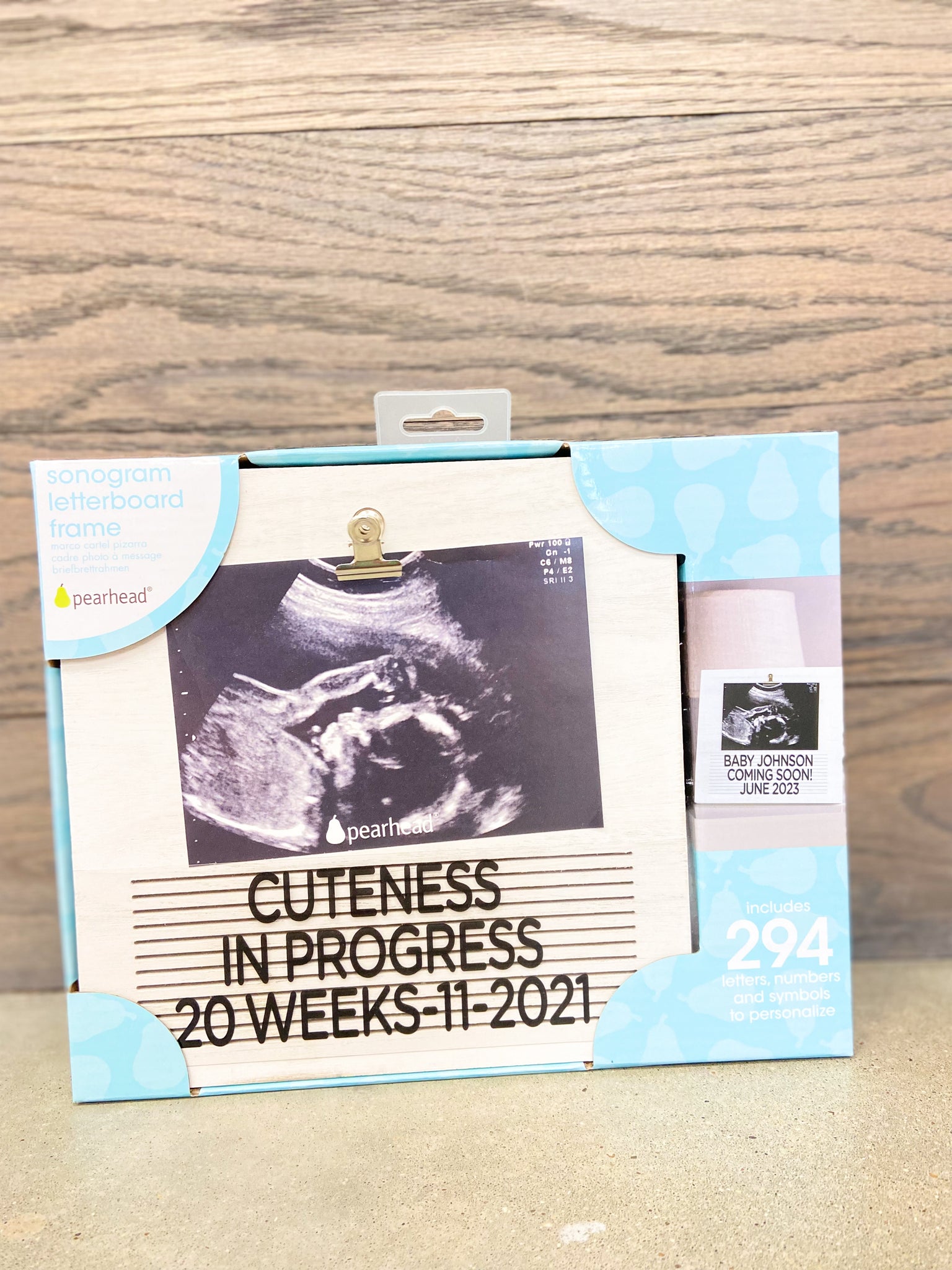 Letterboard Sonogram Picture Frame
