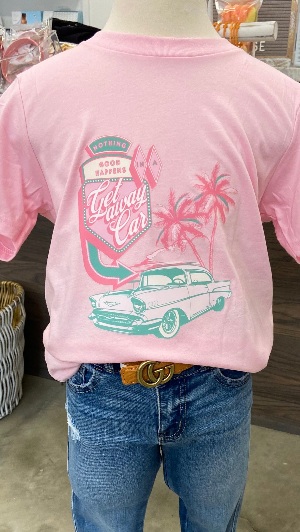 "Getaway Car" Youth Graphic Tee