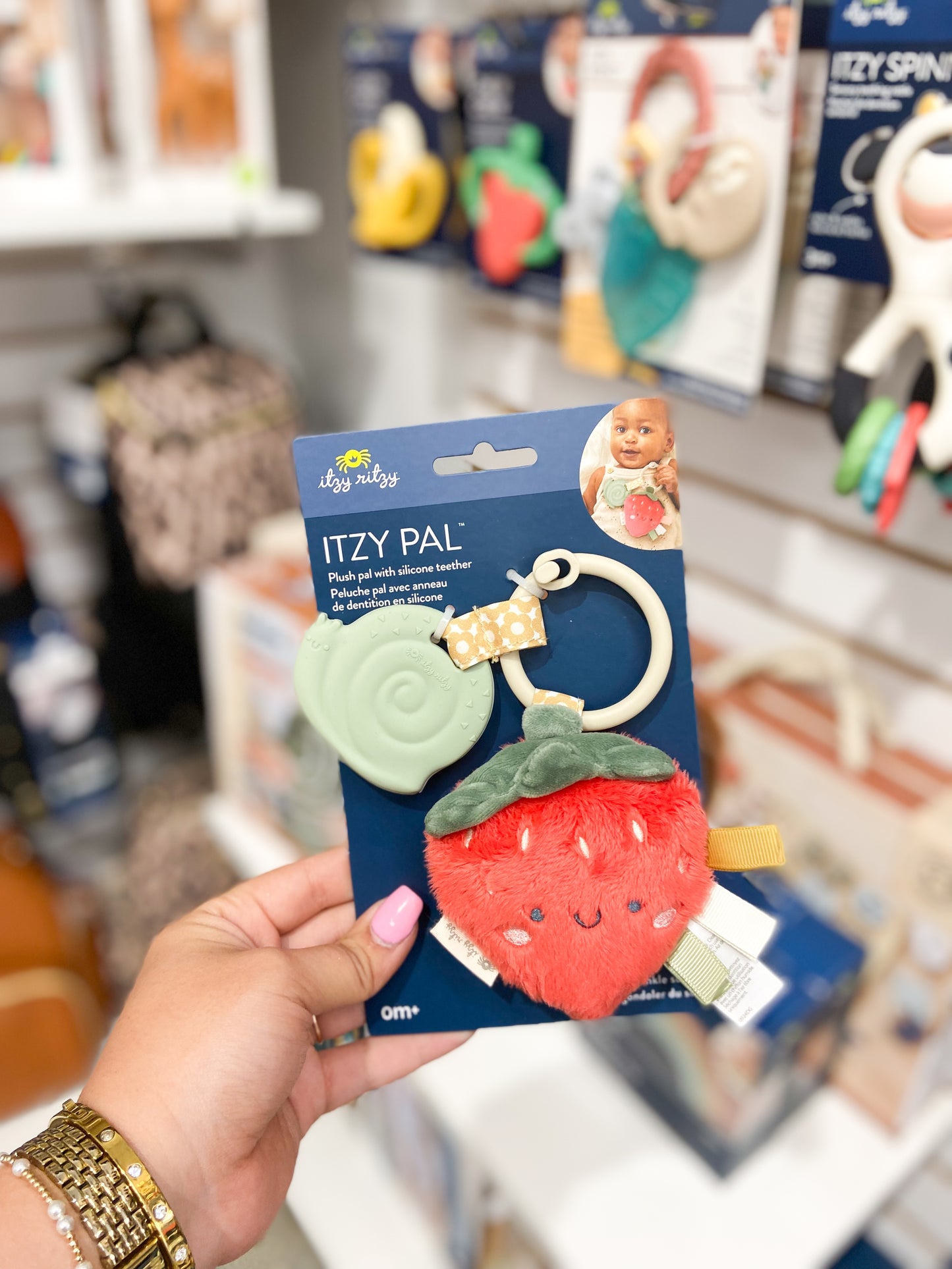 Itzy Ritzy Pal Plush + Teether