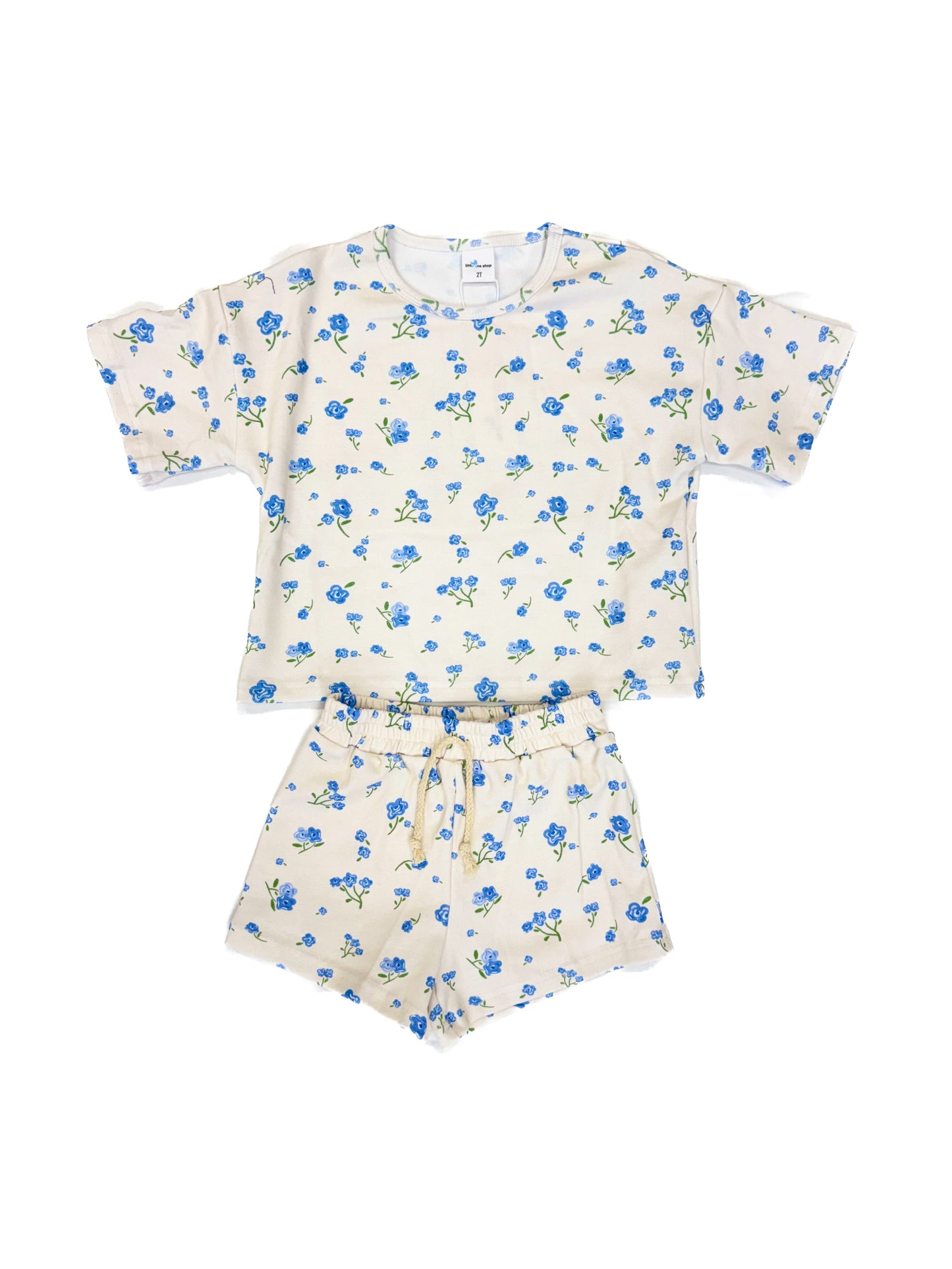 Baby Girl Slouchy Two Piece Set - Floral