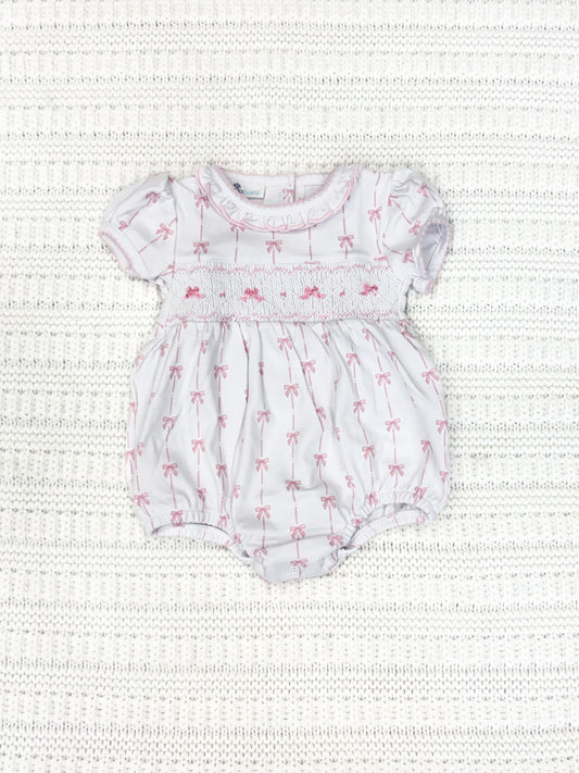 Infant Girl Classic Smocked Short Sleeve Bubble