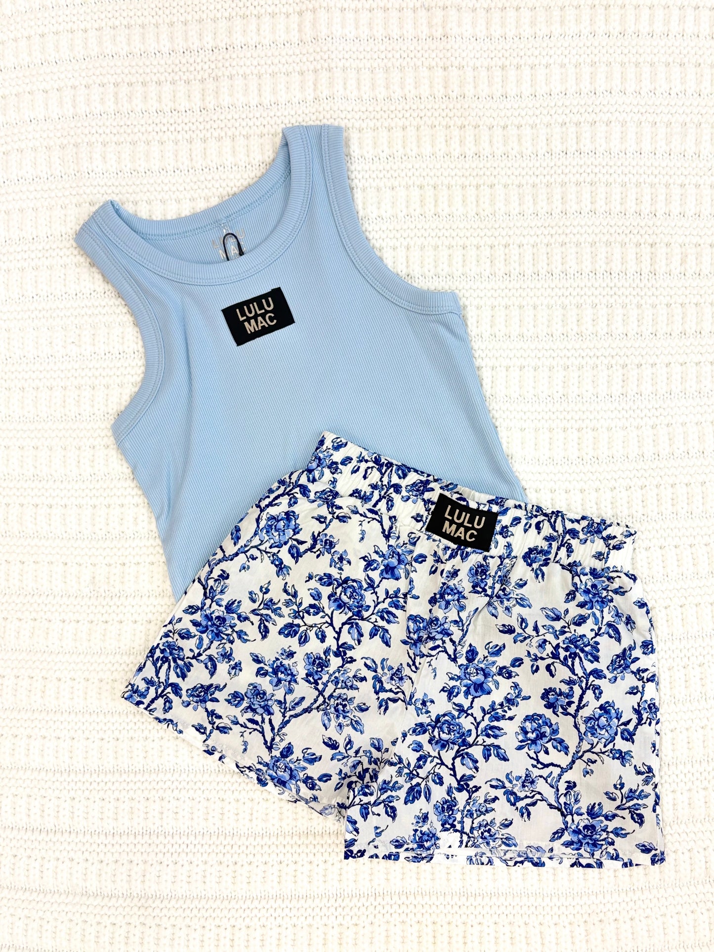 Lulu Mac Youth Girls Tank Top and Shorts Set