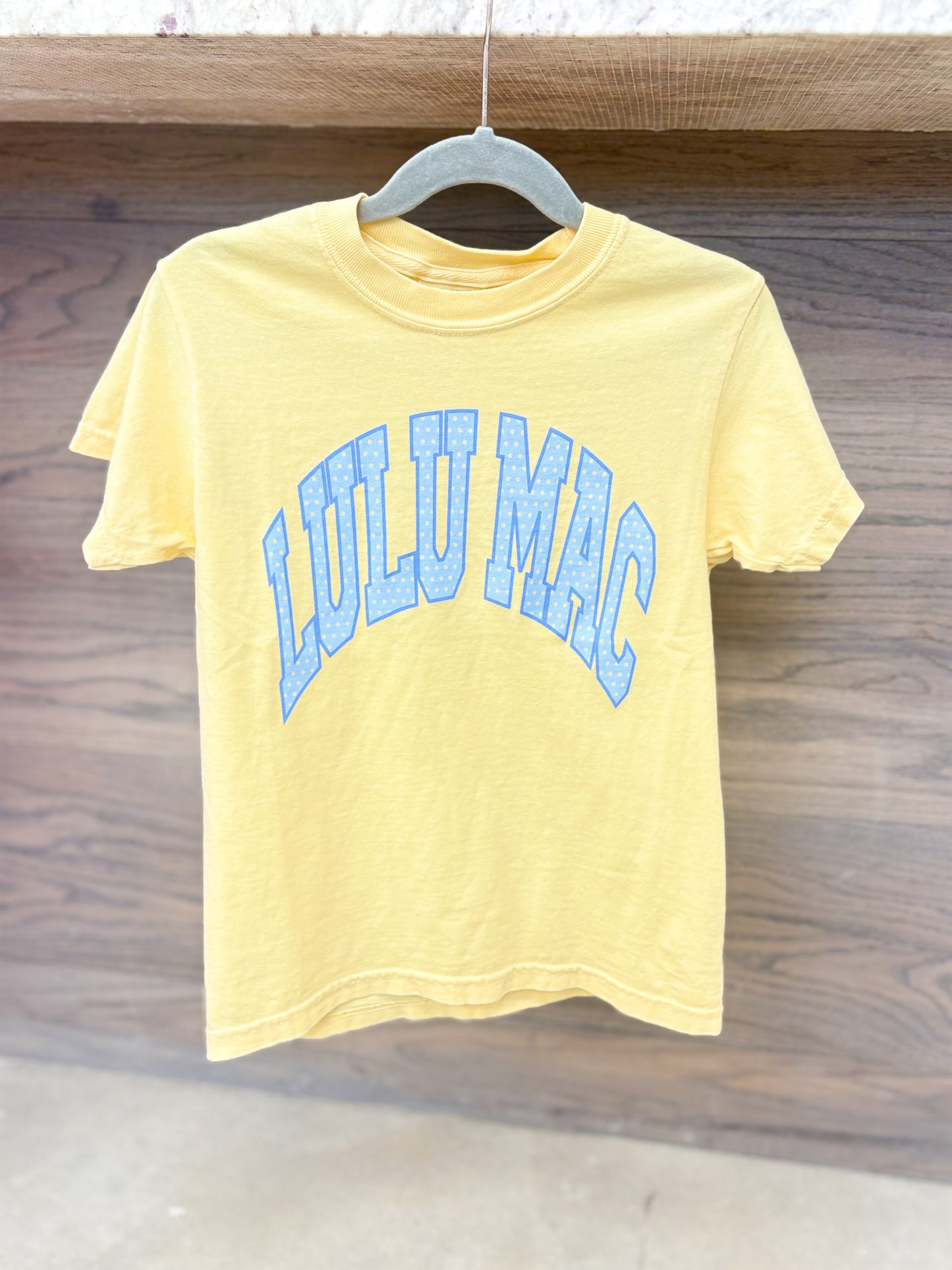 Lulu Mac Polka Dot Youth Comfort Colors Tee Shirt