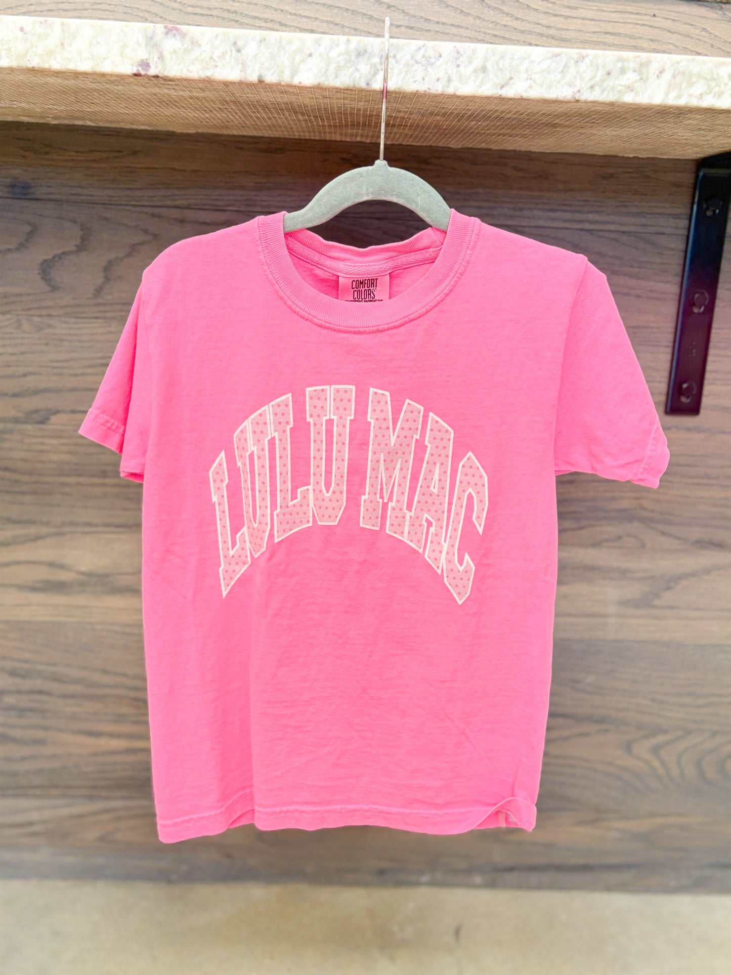 Lulu Mac Polka Dot Youth Comfort Colors Tee Shirt