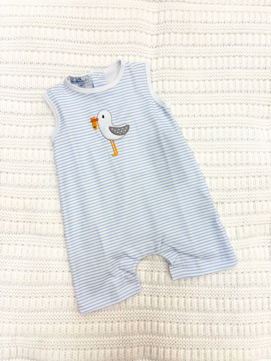 Infant Boy Seabird Shores Applique Playsuit