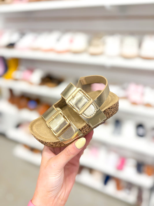 Laura Girls Buckle Closure Platform Sandals