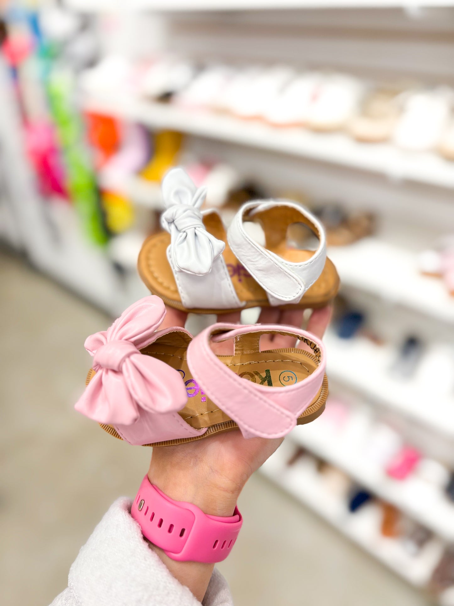 Kensie Girl Toddler Bow Flat Sandal