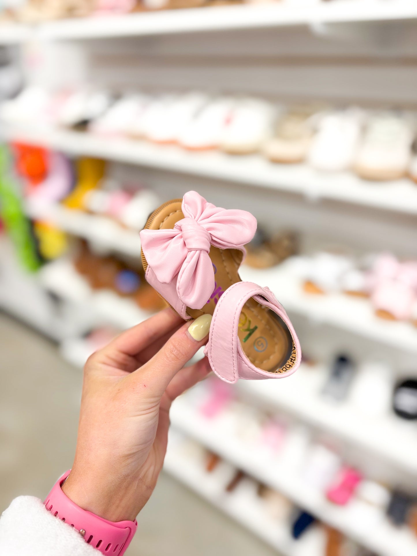 Kensie Girl Toddler Bow Flat Sandal