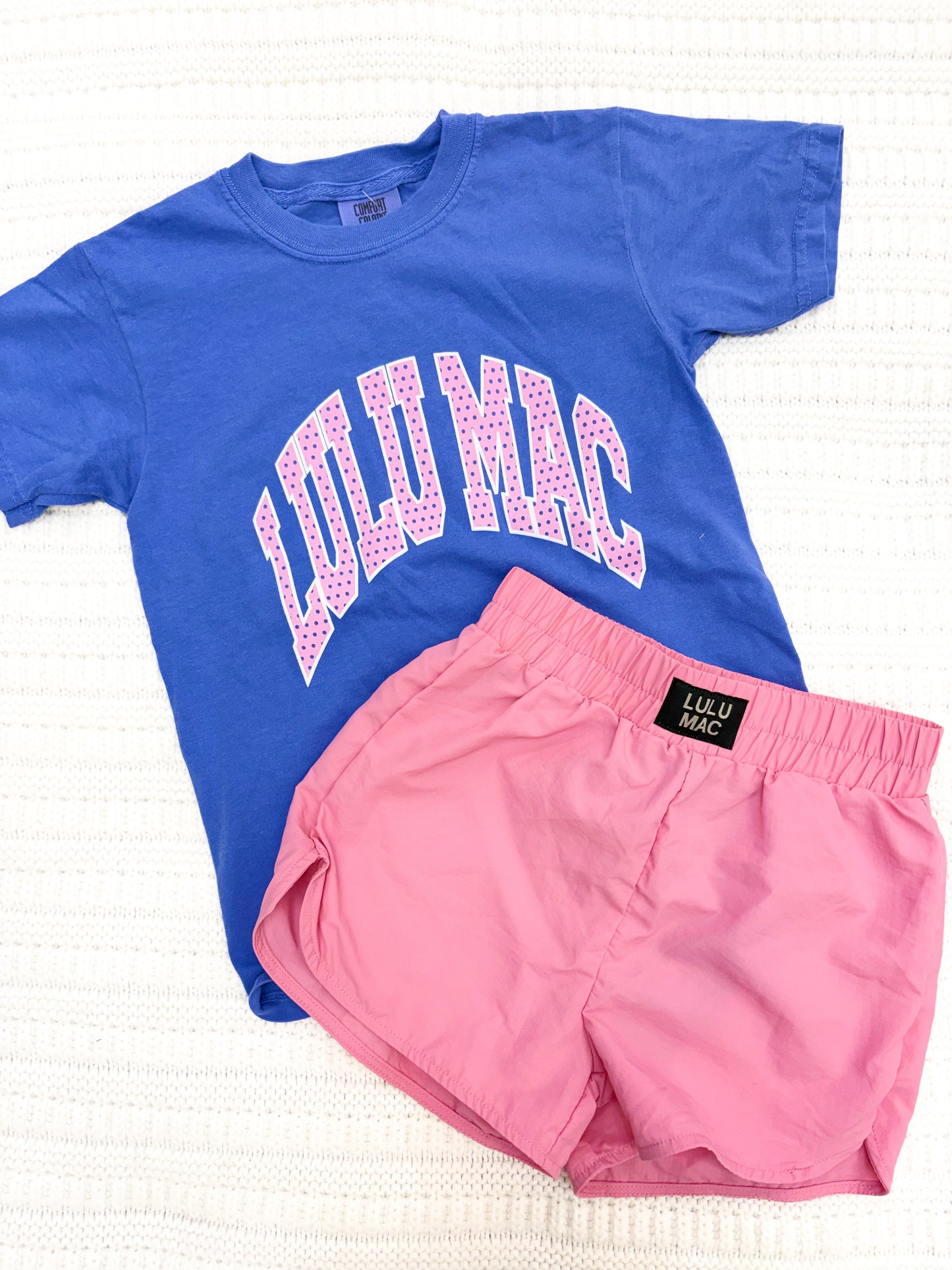 Lulu Mac Polka Dot Youth Comfort Colors Tee Shirt