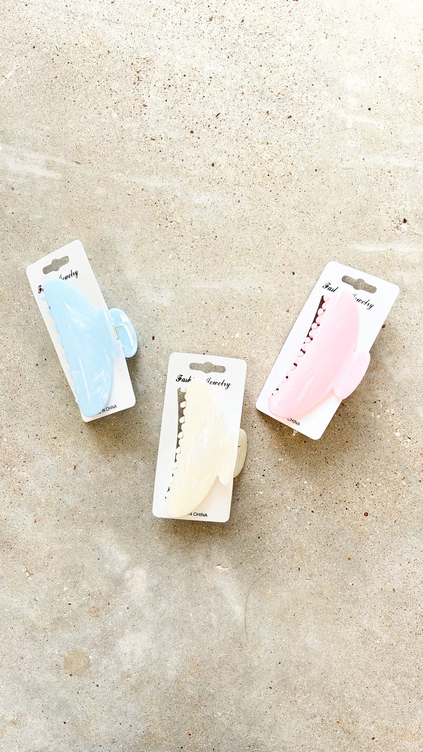 Jumbo Oval Hair Claw Clip