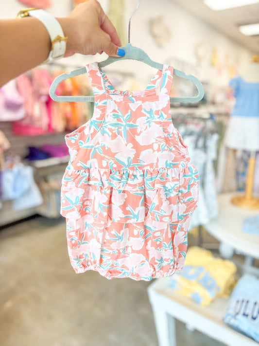 Infant Girls Day Dreamer Sleeveless Bubble Romper