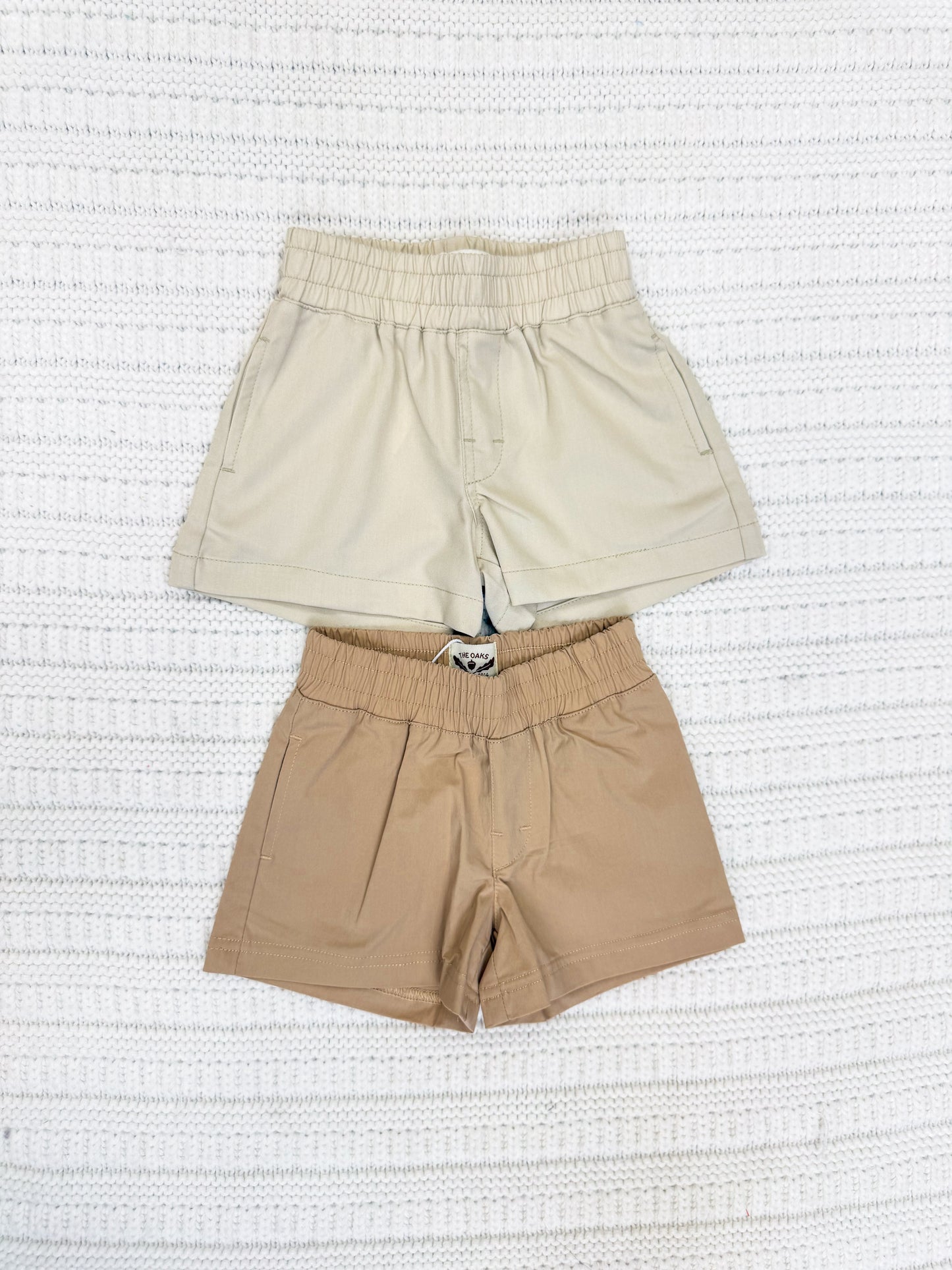 Infant And Toddler Boys Smith Tan Twill Shorts