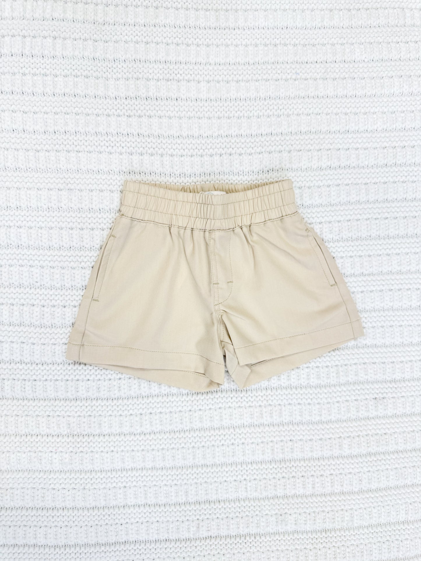 Infant And Toddler Boys Smith Tan Twill Shorts