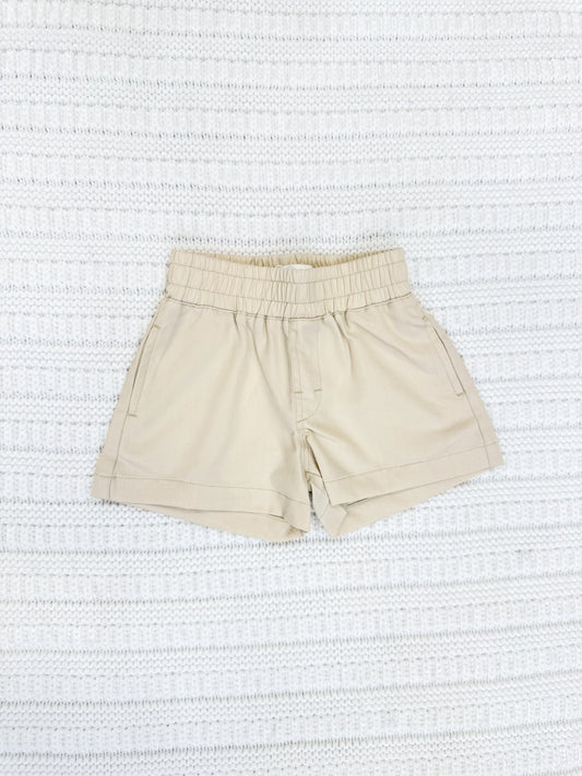 Infant And Toddler Boys Smith Tan Twill Shorts