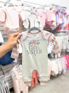 Infant Girls Little Sister Romper
