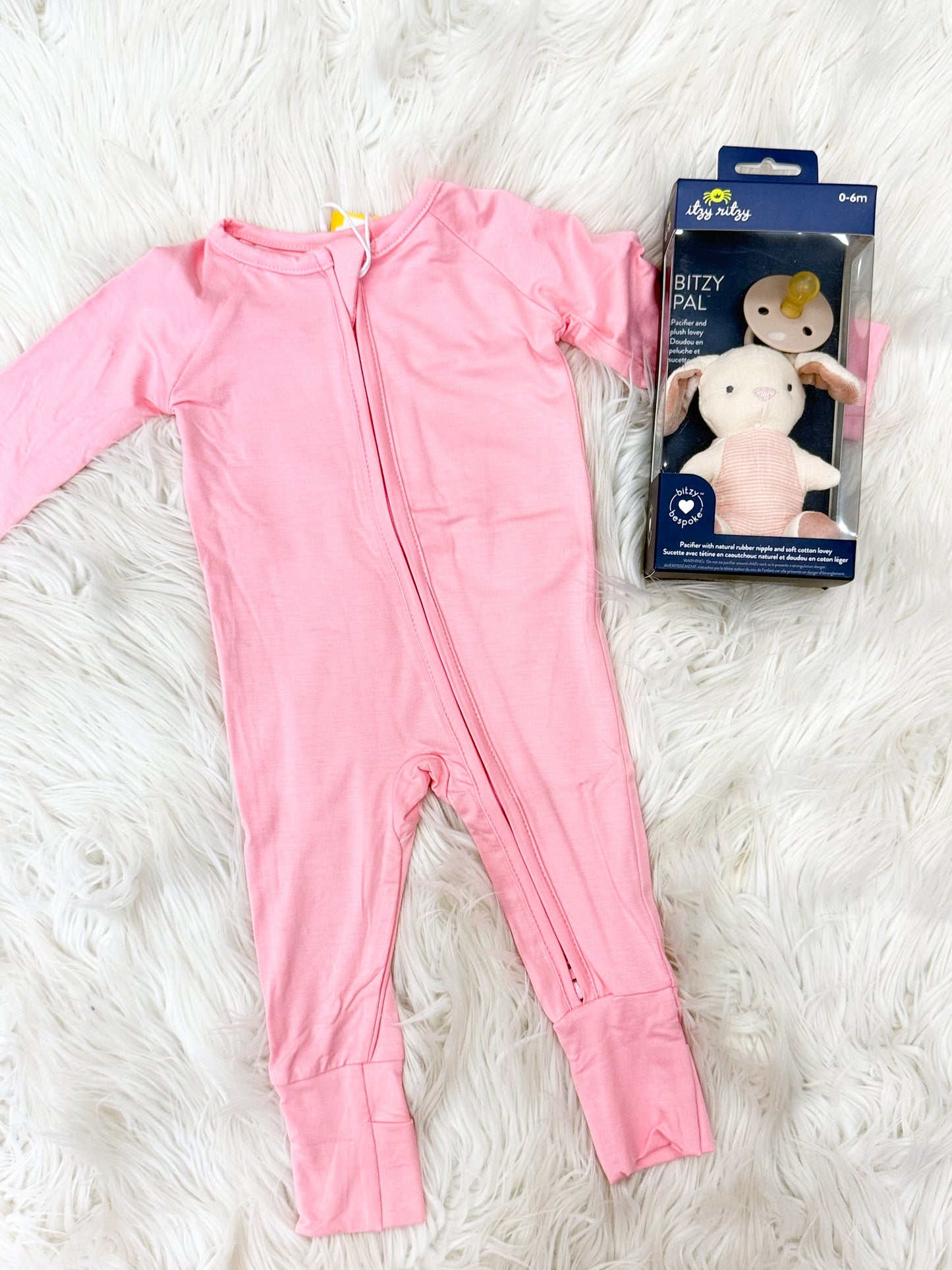 Infant Girls Peony Bamboo Sleeper