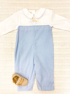 Infant Boys Noah's Ark Embroidered Longall