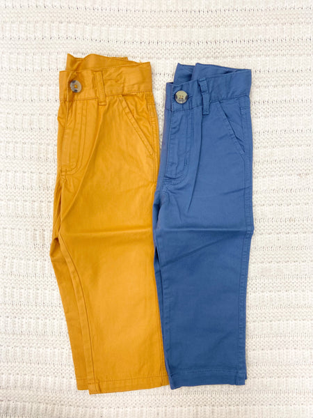 Rugged Butts Boys Vintage Indigo Stretch Chino Pants