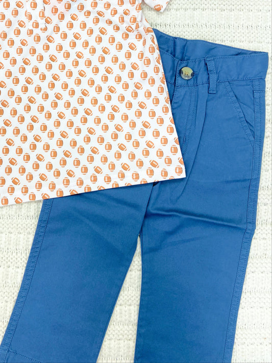 Rugged Butts Boys Vintage Indigo Stretch Chino Pants