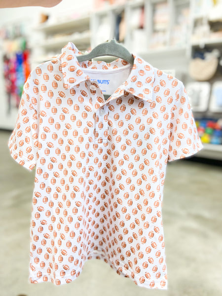 Rugged Butts Boys Frenzy Knit Short Sleeve Performance Polo
