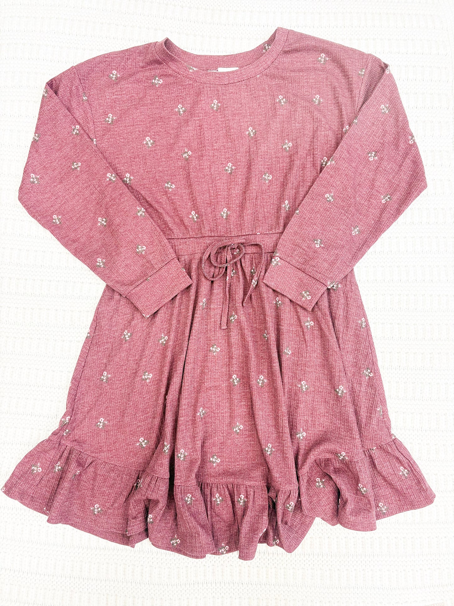 Youth Girls Floral Long Sleeve Dress
