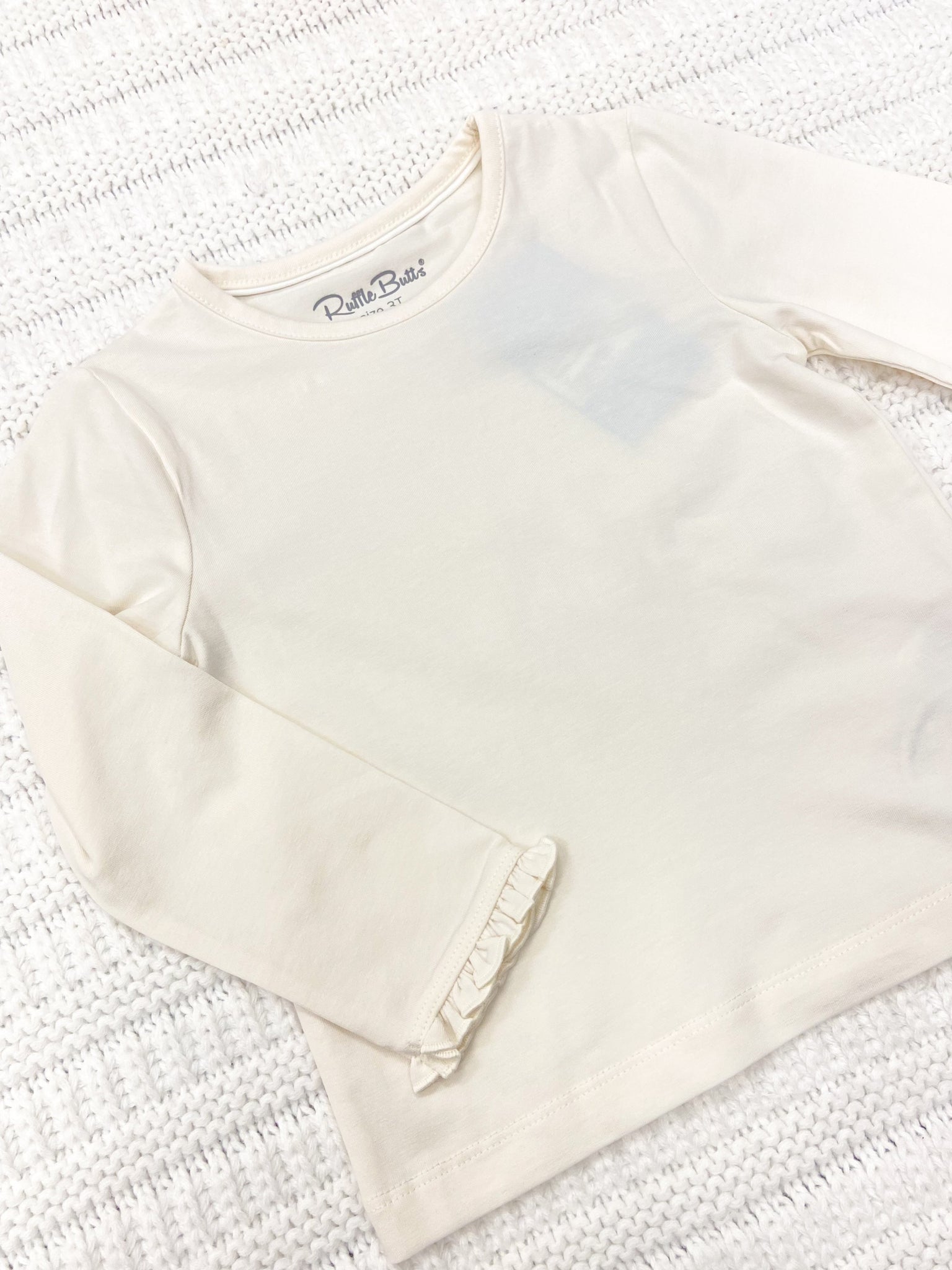 Toddler & Youth Girls Knit Long Sleeve Top