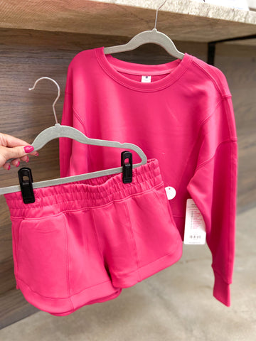 Youth Girls Scuba Pullover & Shorts Set