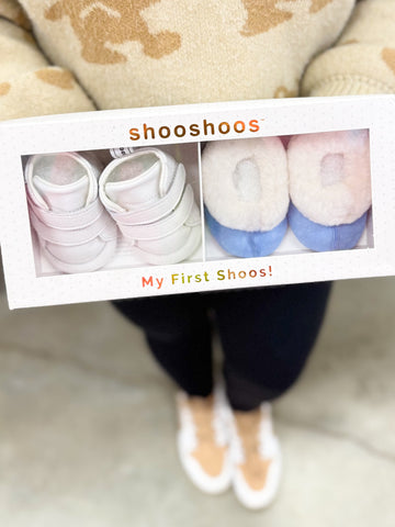Baby's First Shoes Sneaker And Slipper Gift Set