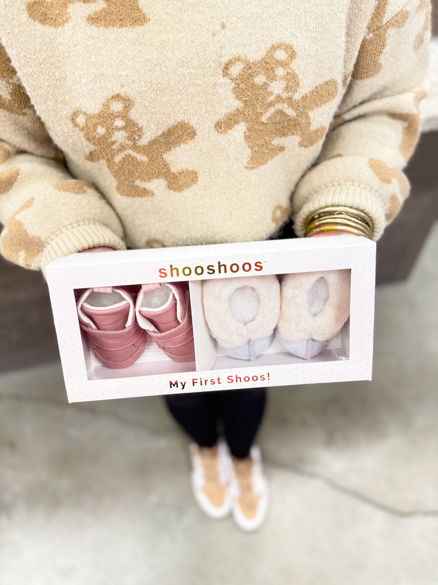 Baby's First Shoes Sneaker And Slipper Gift Set