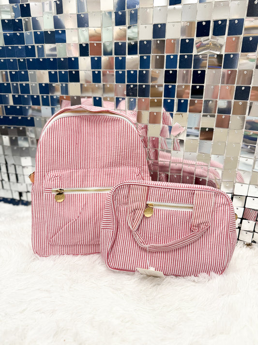 Red Gingham Backpack Mini