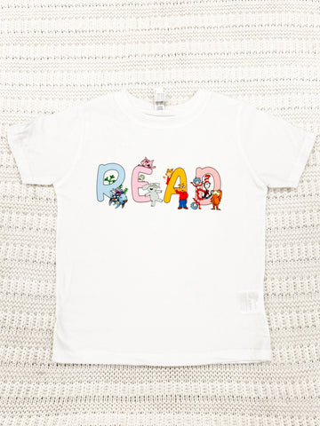 Youth Story Characters Short Sleeve Graphic Tee