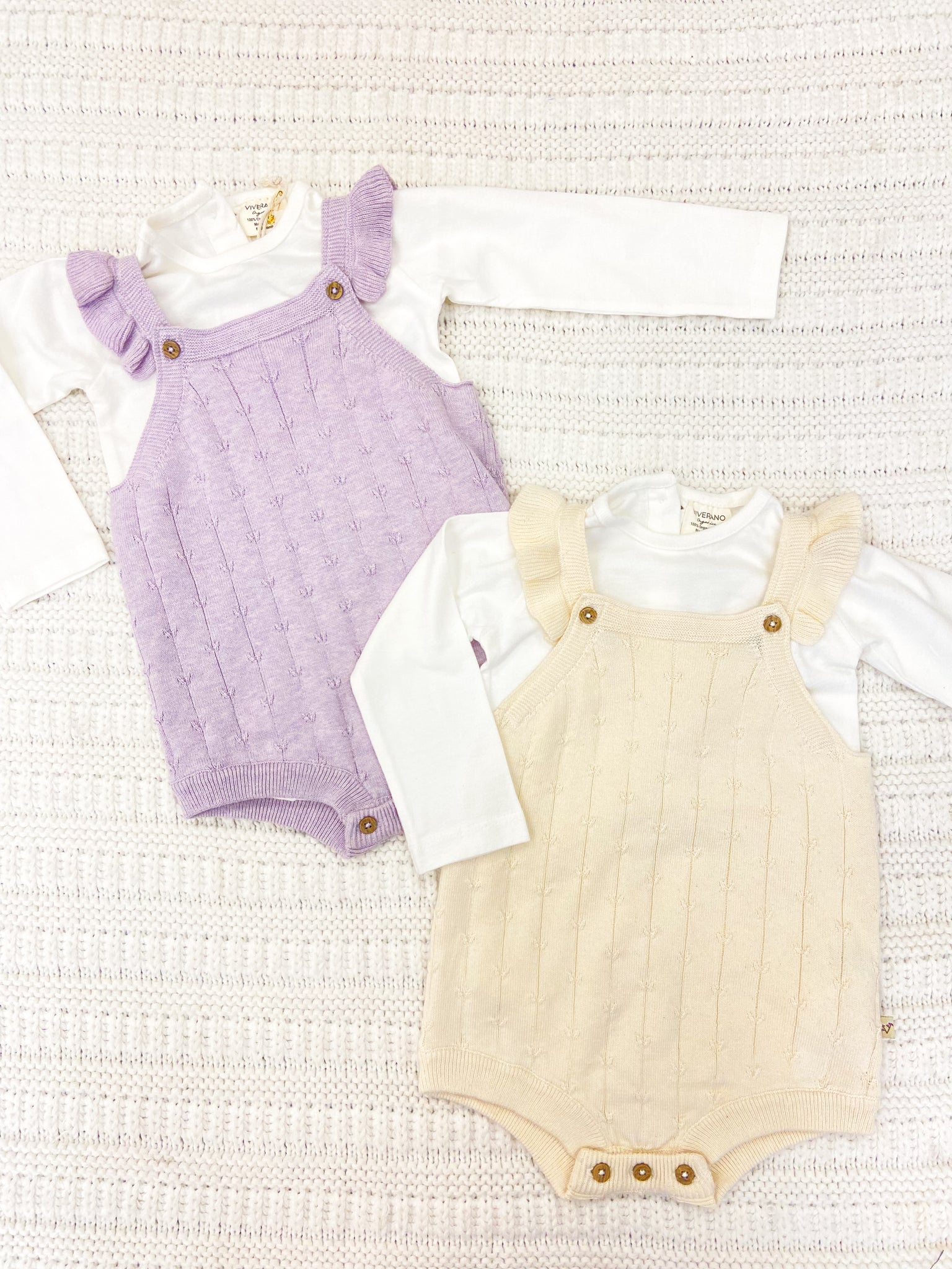 Infant Sleeveless Romper & Bodysuit Set