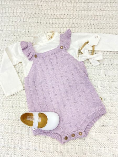 Infant Sleeveless Romper & Bodysuit Set