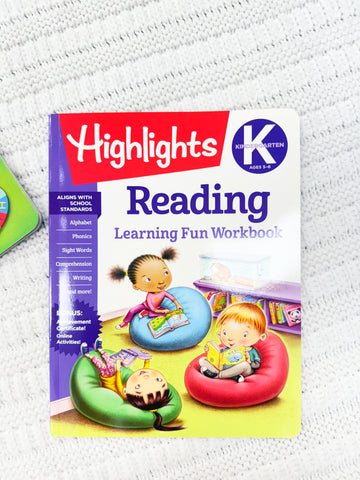 Kindergarten Learning Fun Reading Workbook