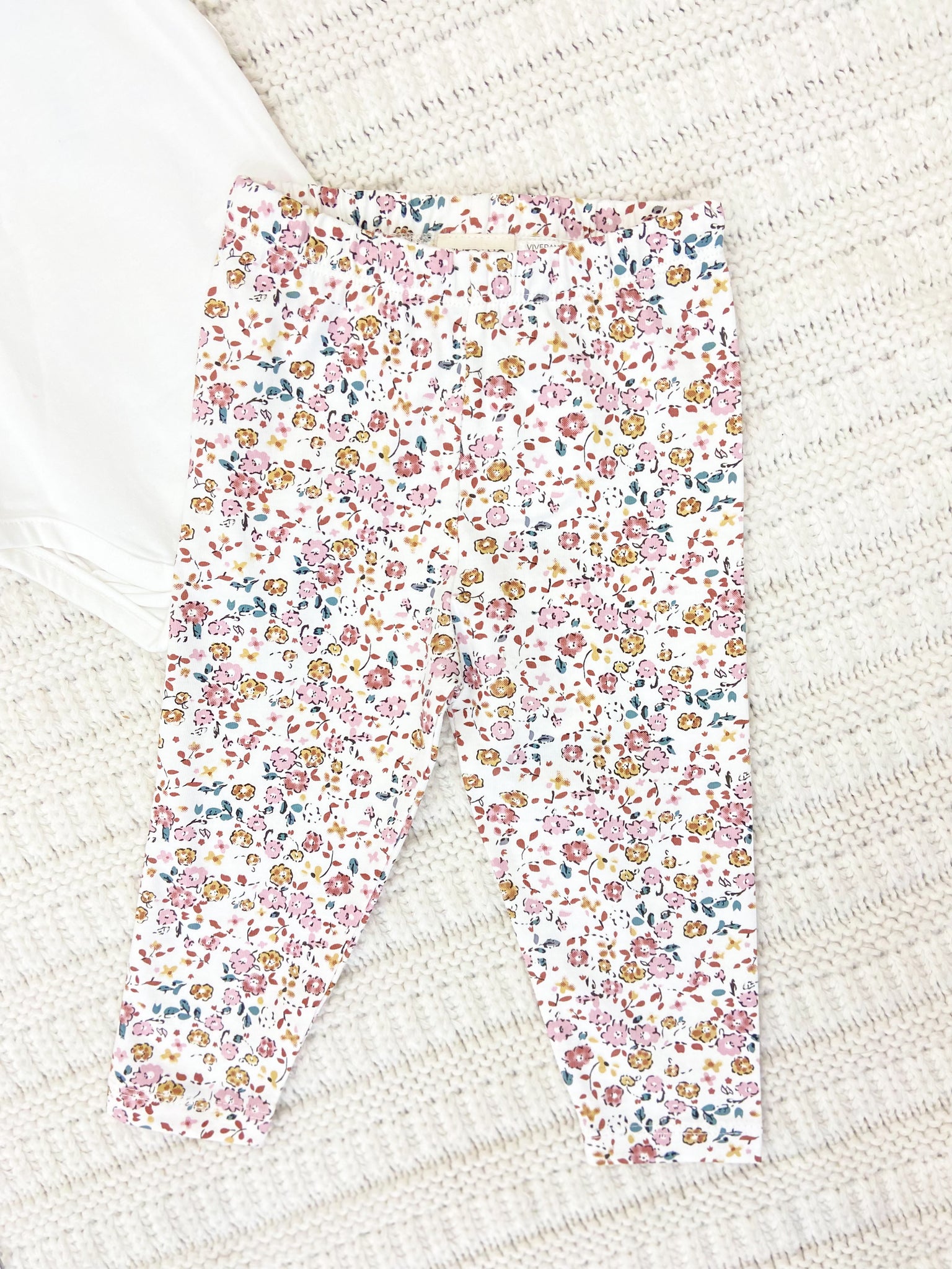 Infant Floral Stretch Leggings