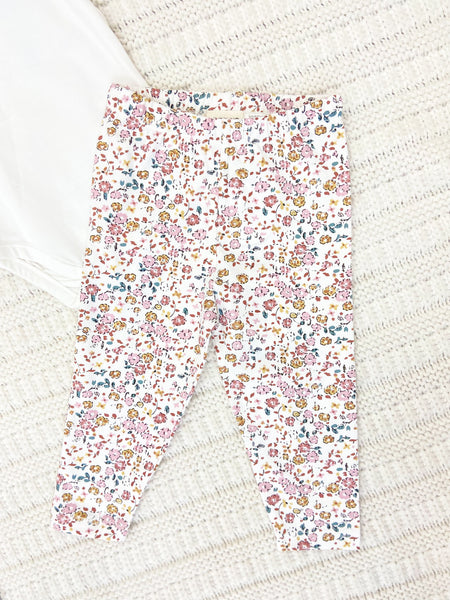 Infant Floral Stretch Leggings