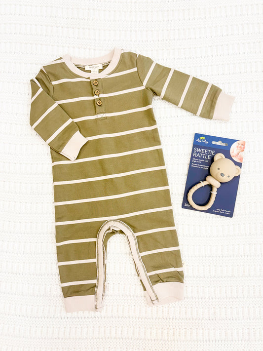 Infant Boy Henley Serpentine Jumpsuit